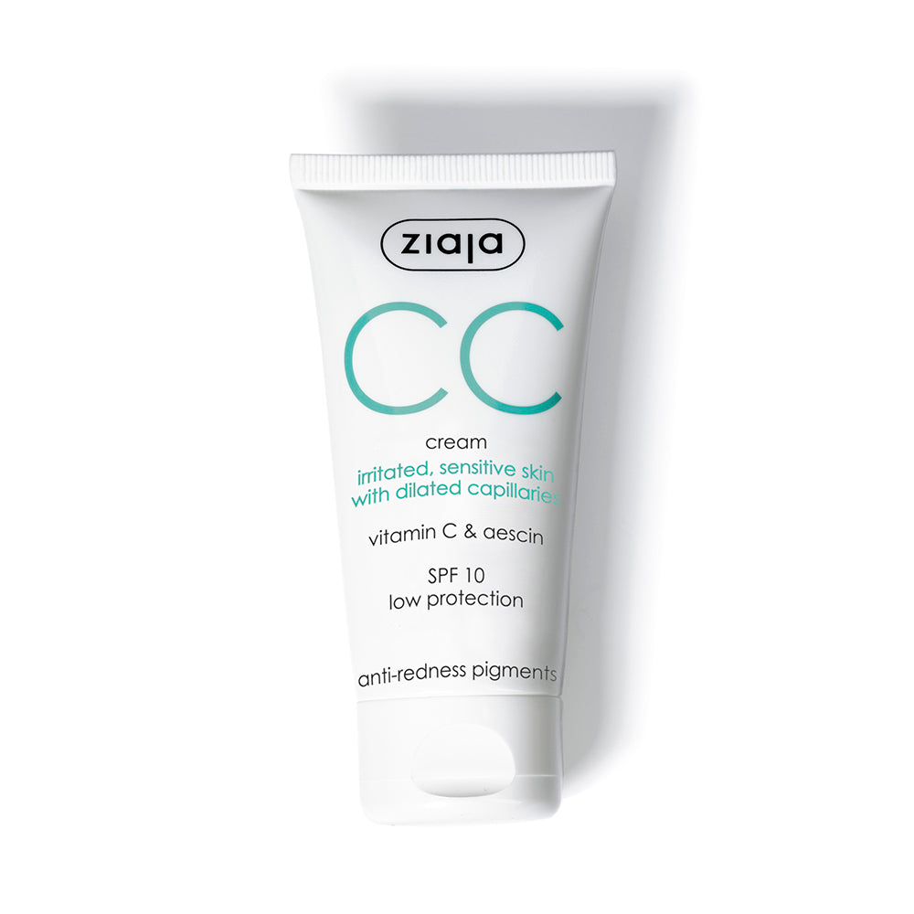 Ziaja CC Cream Irritated Sensitive Skin SPF 10 50ml