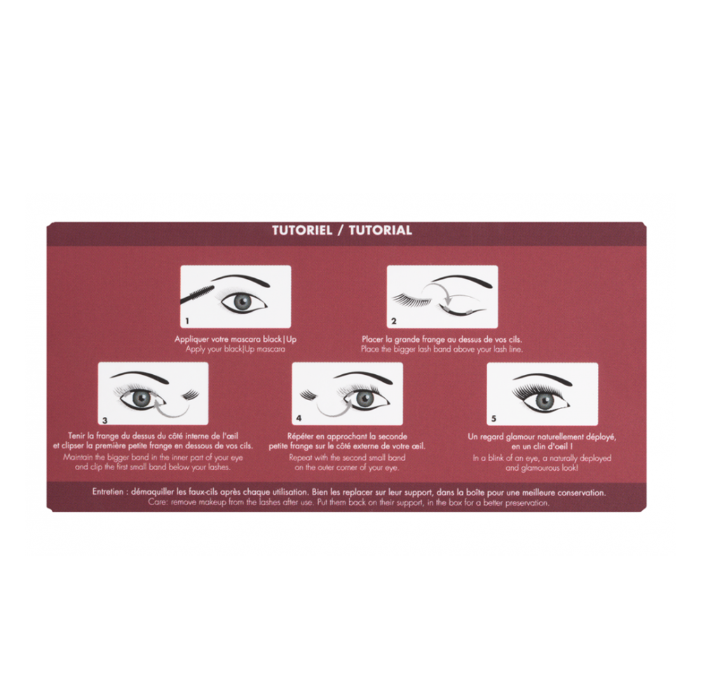 BlackUp Magnetic False Lashes N°04